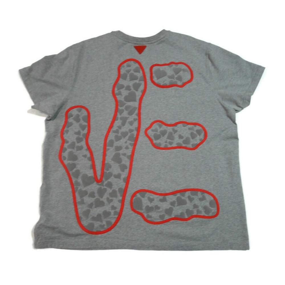 Bass by Ron Bass Graphic Tee Mens 3XL Gray Love Streetwear Cotton Shirt - Picture 3 of 7
